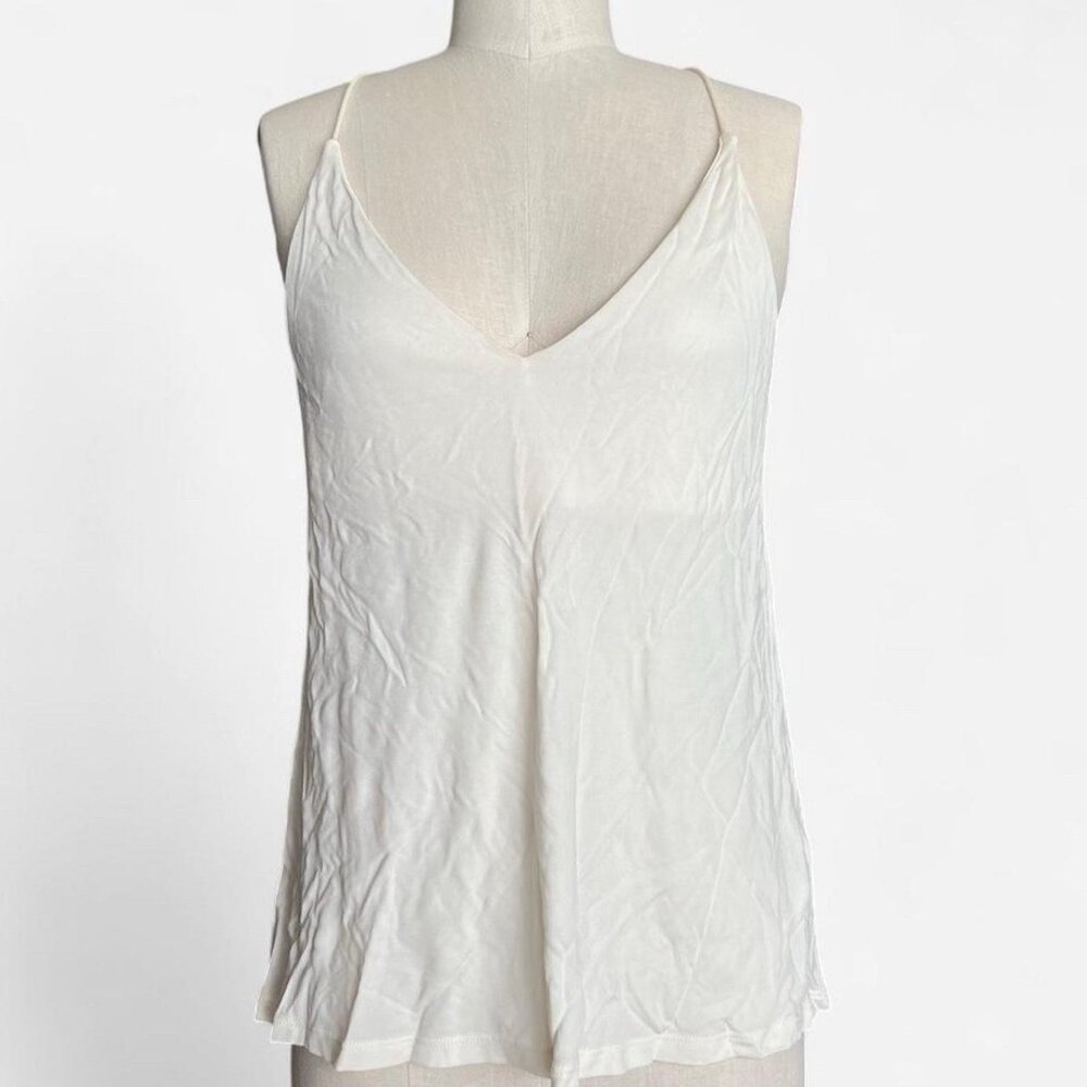 H&M Silky V-Neck Cami Tank Top Medium NWT